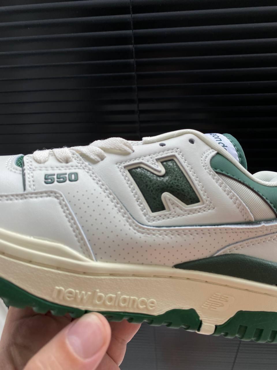 New Balance 550 Green Lether Leon Dore