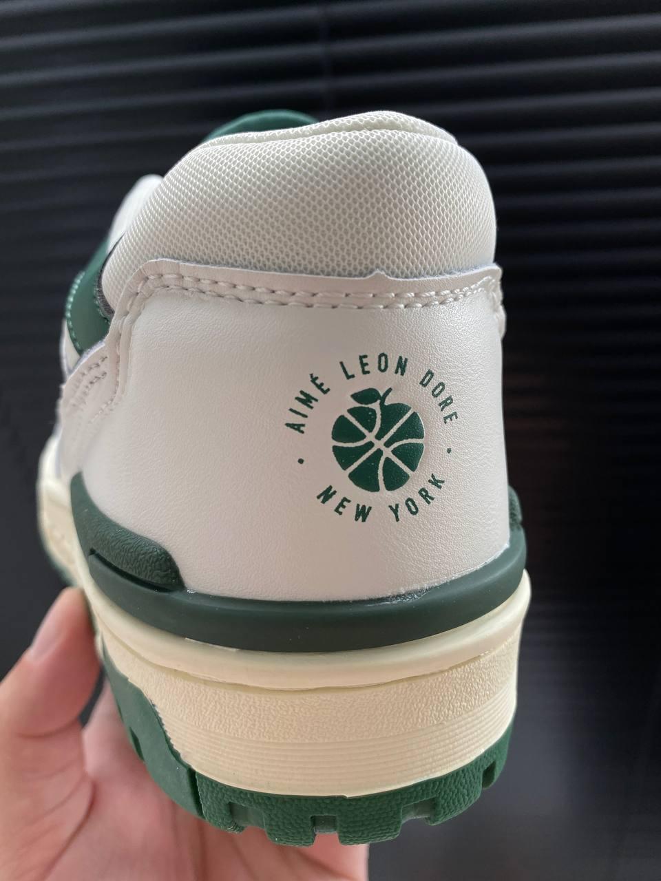 New Balance 550 Green Lether Leon Dore