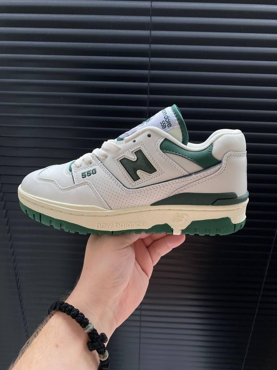 New Balance 550 Green Lether Leon Dore