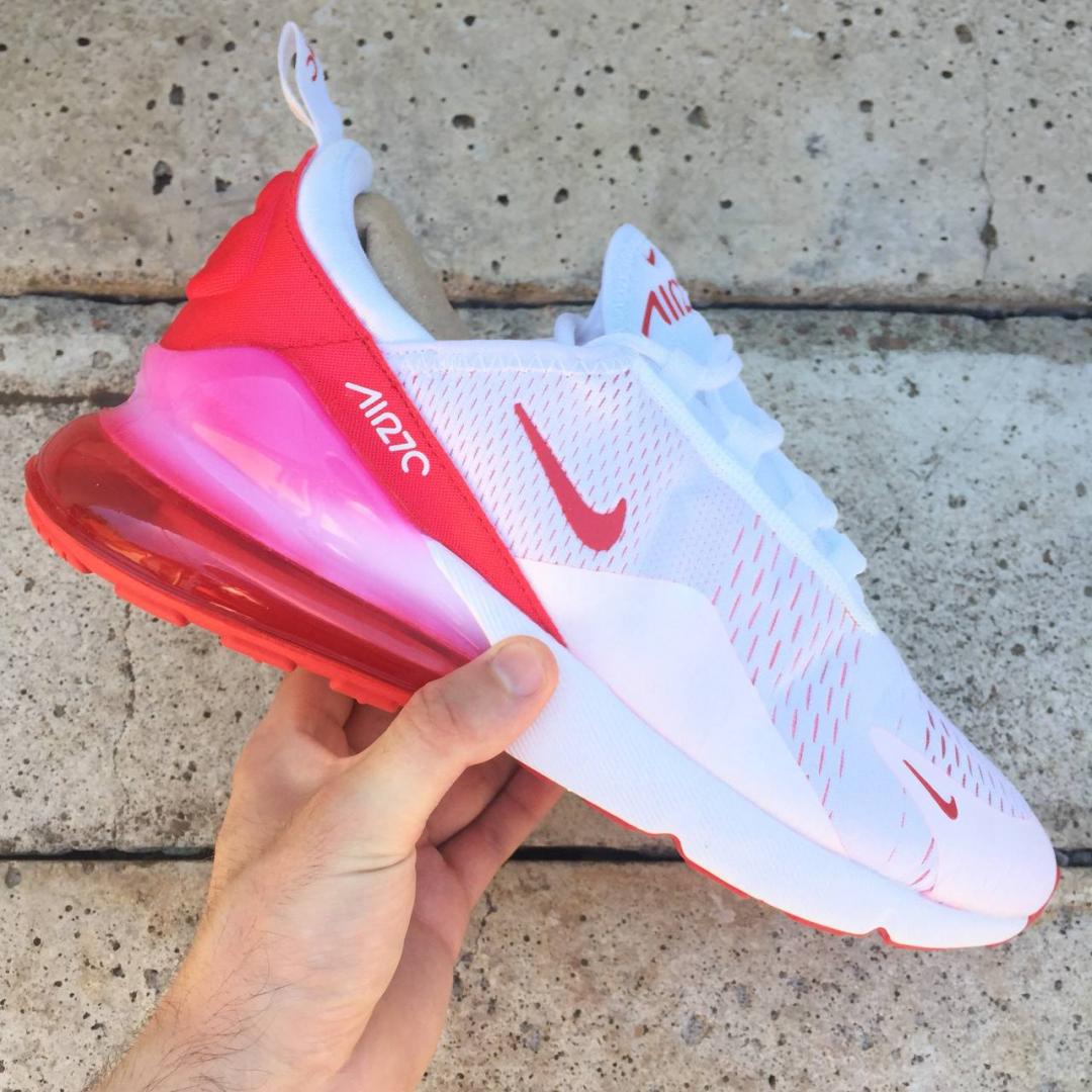 Nike Air Max 270 White Red Pink