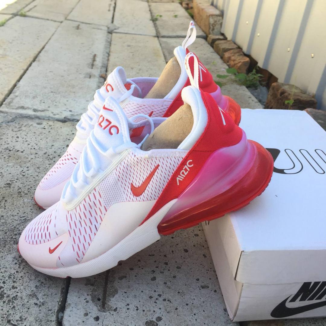 Nike Air Max 270 White Red Pink