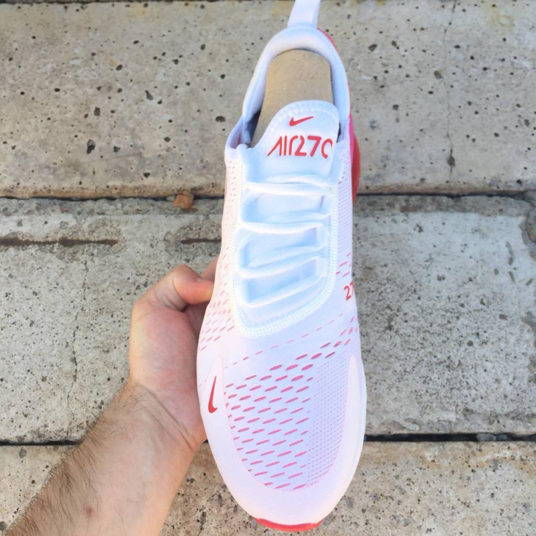 Nike Air Max 270 White Red Pink