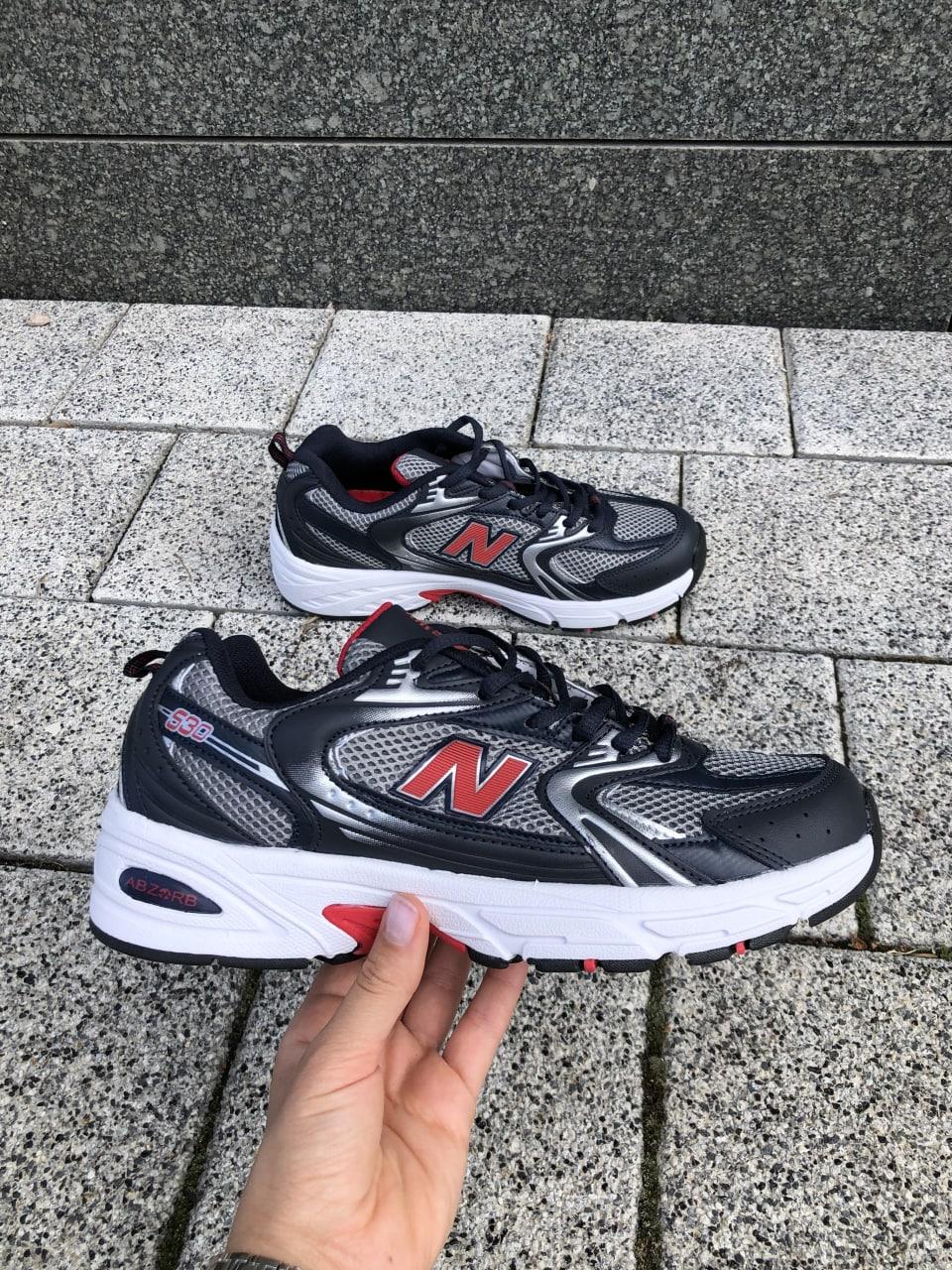 New Balance 530 Navy Grey White Red