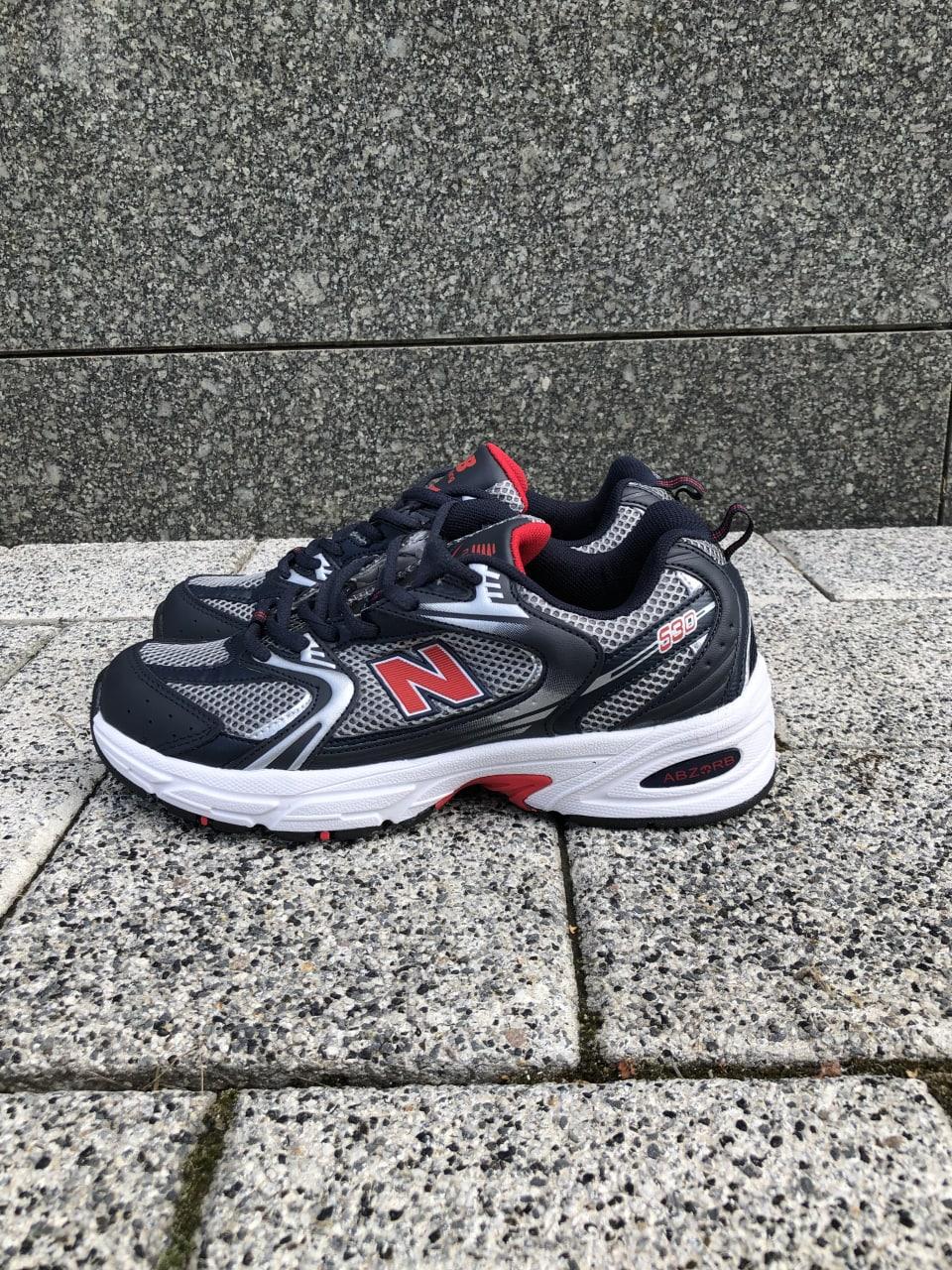 New Balance 530 Navy Grey White Red