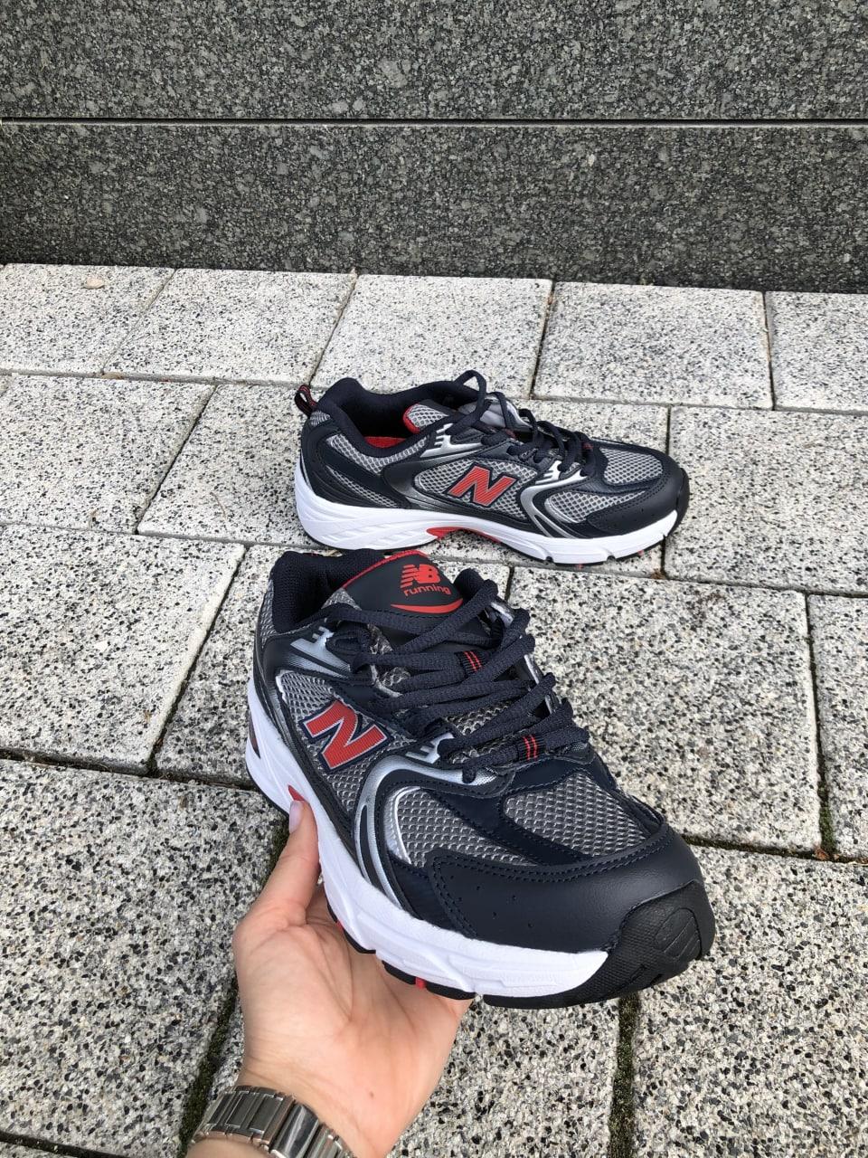 New Balance 530 Navy Grey White Red
