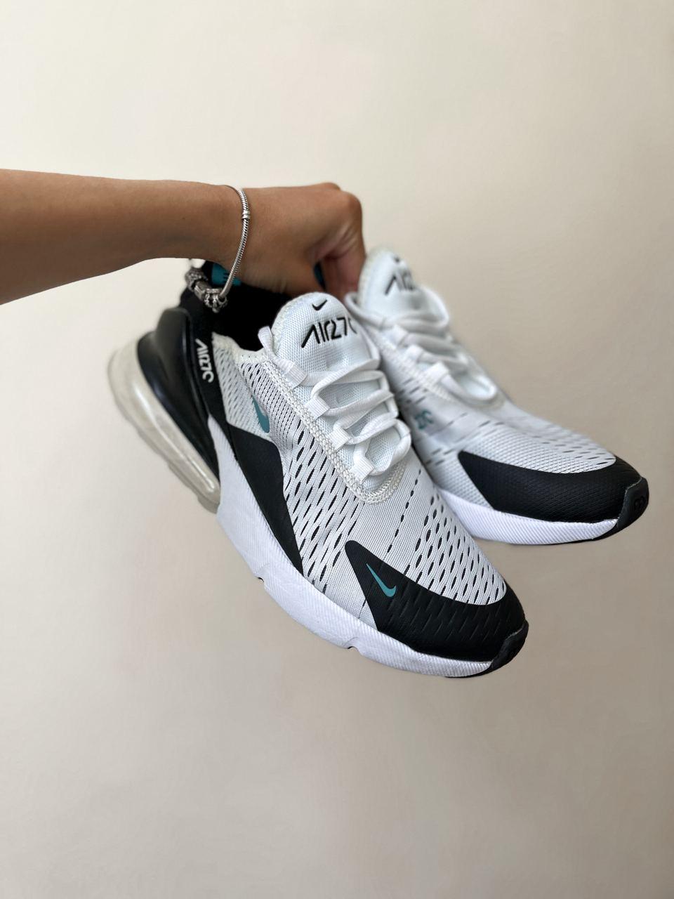 Nike Air Max 270 White Black Blue 5