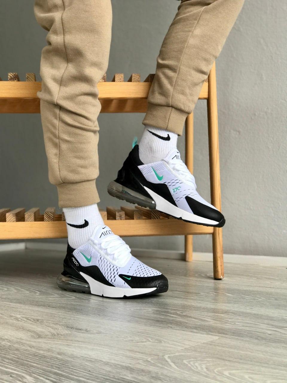 Nike Air Max 270 White Black Blue 5