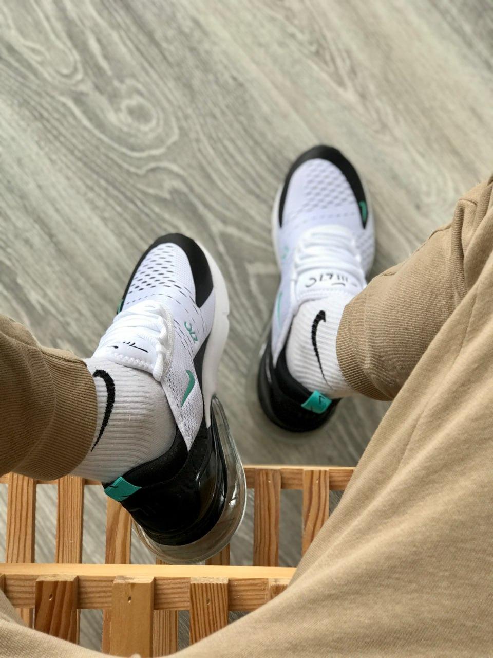 Nike Air Max 270 White Black Blue 5