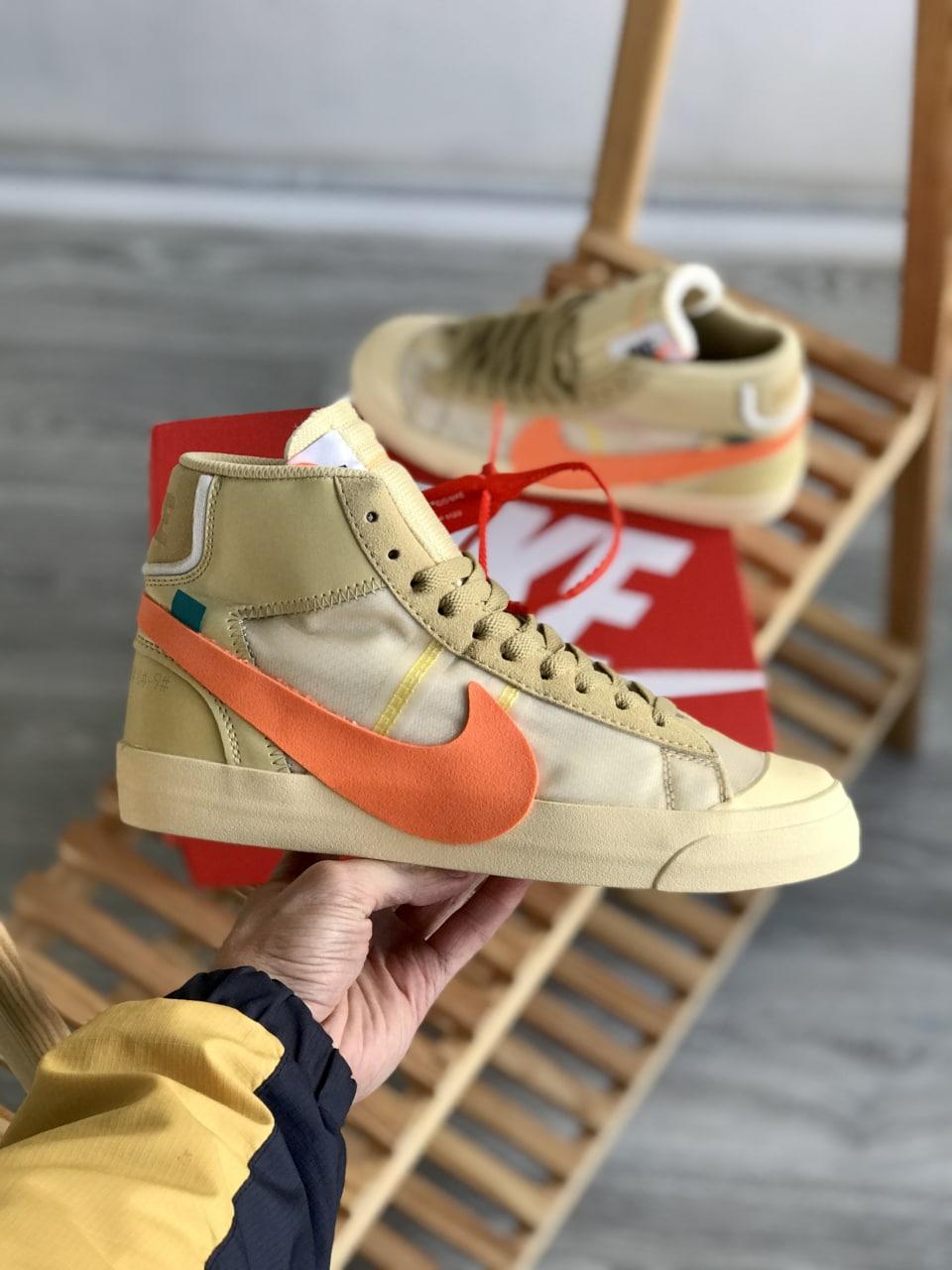 Nike Blazer Mid x OFF WHITE Orange