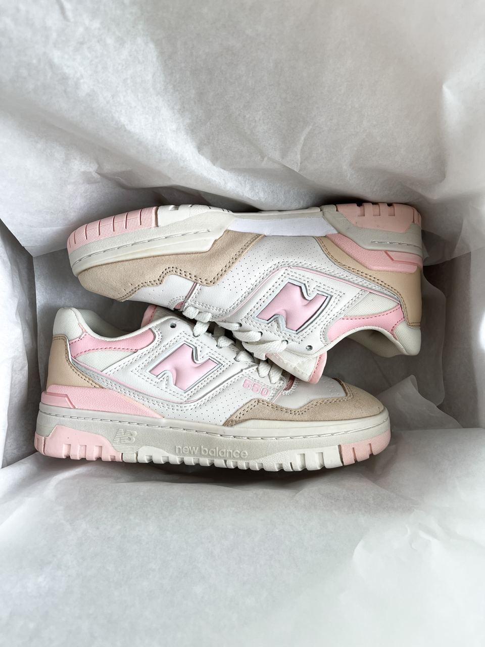 New Balance 550 White Pink