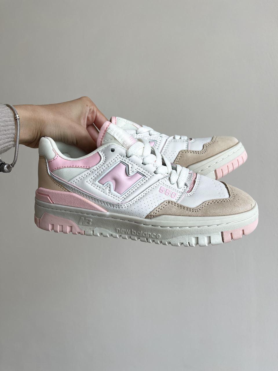 New Balance 550 White Pink