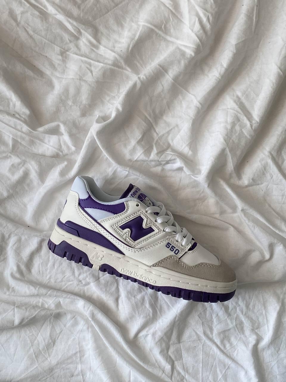 New Balance 550 White Purple