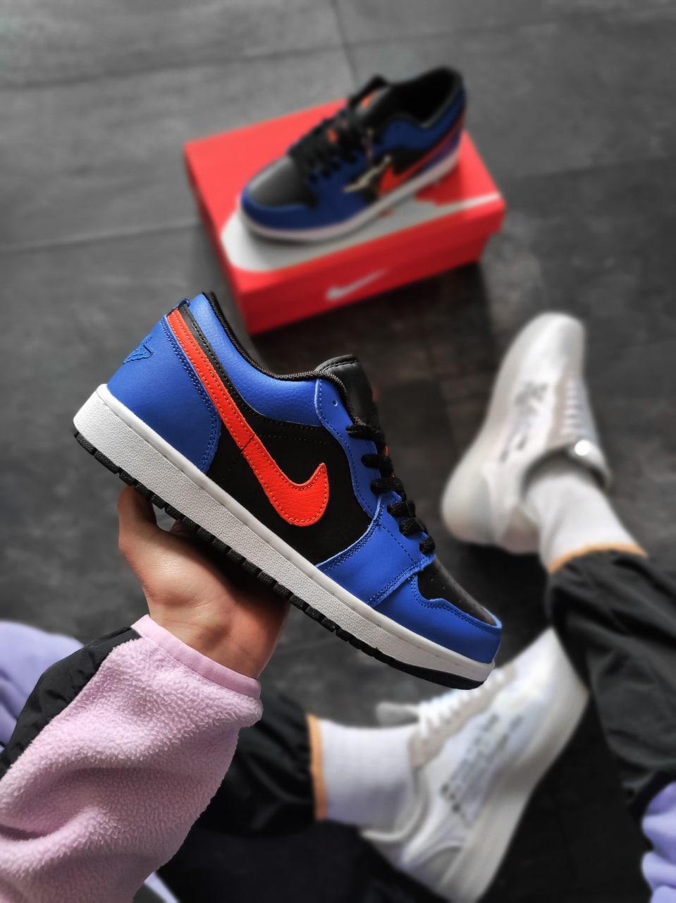 Nike Air Jordan Low Blue Red Black