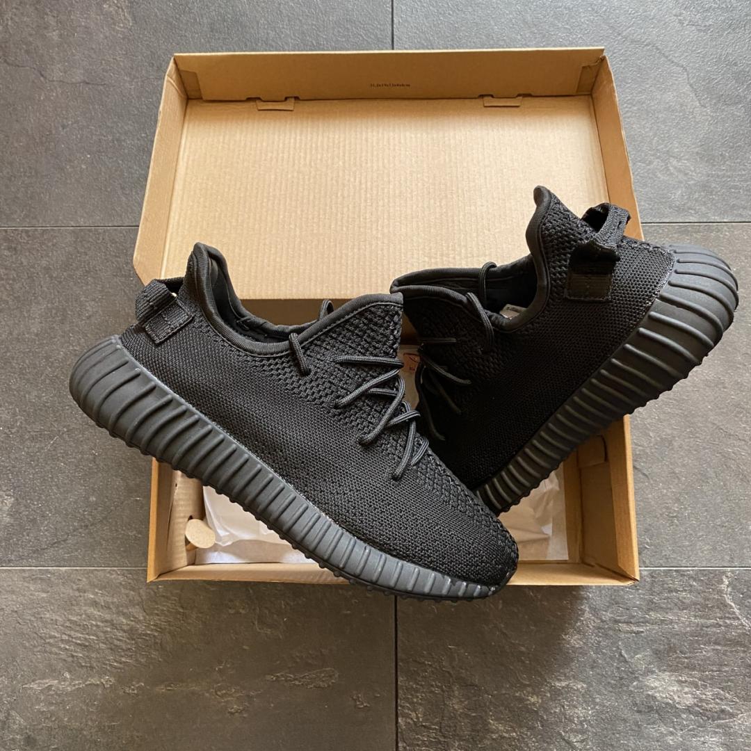Adidas Yeezy Boost 350 Black No Reflective (Темна піна)