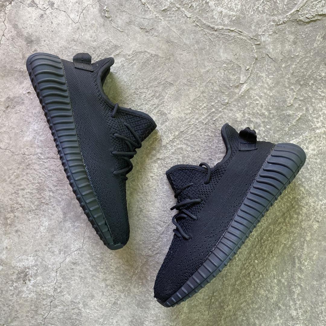 Adidas Yeezy Boost 350 Black No Reflective (Темна піна)