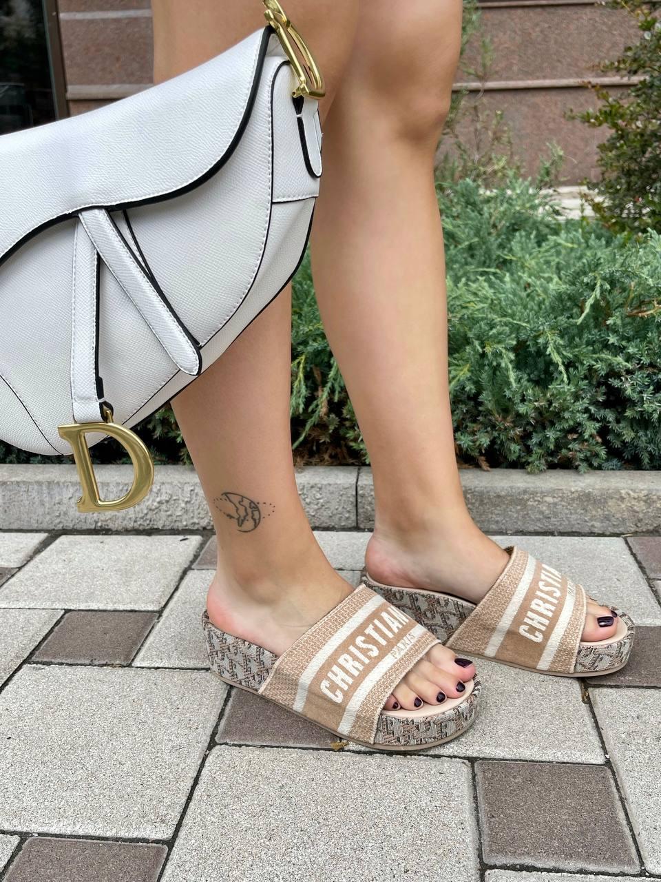 Dior Slides Beige
