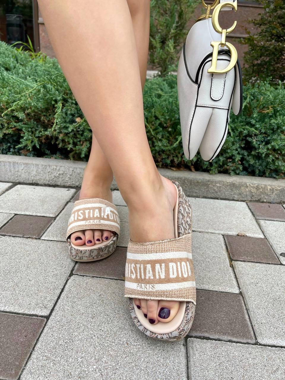 Dior Slides Beige