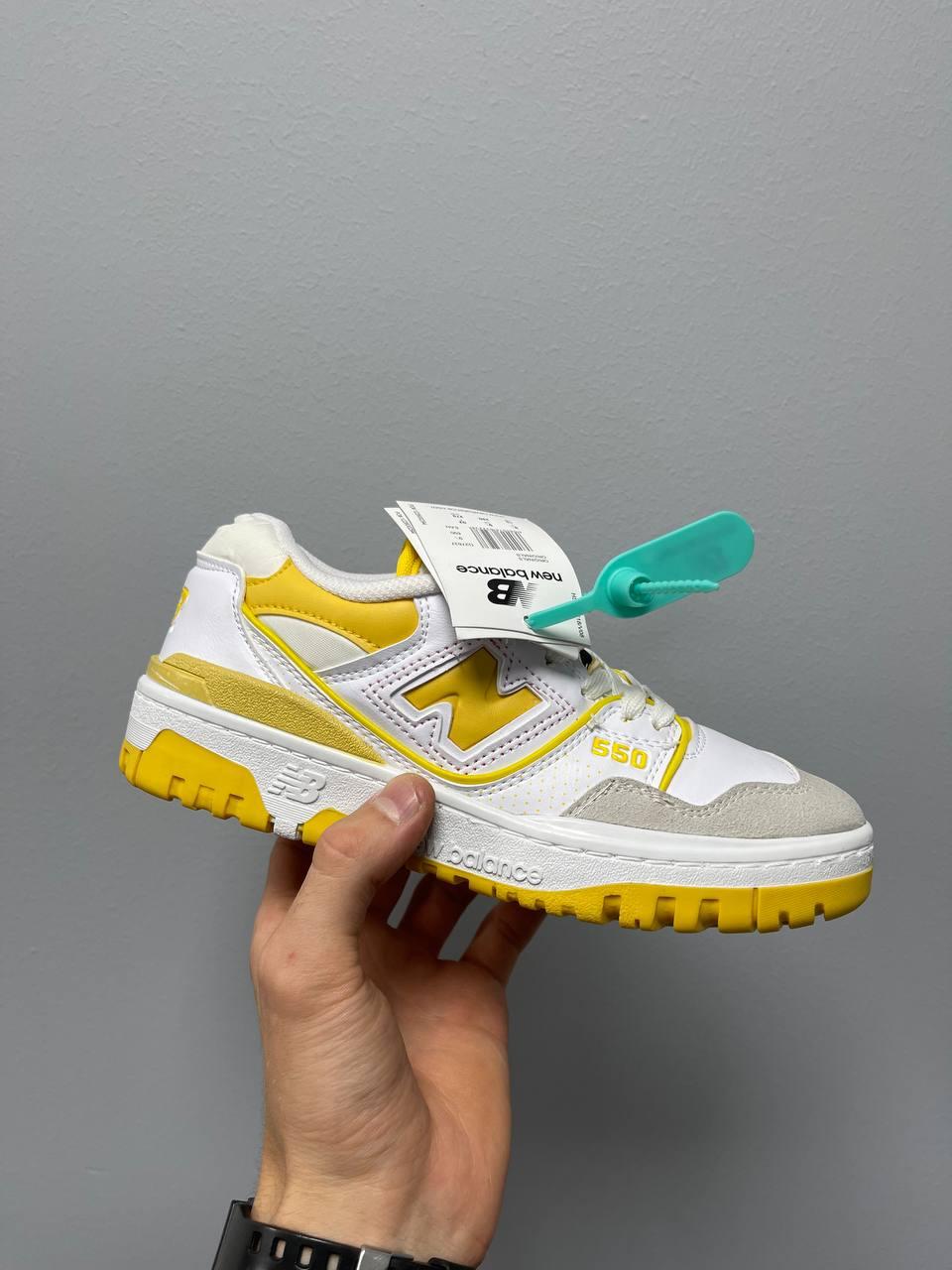 New Balance 550 White Yellow