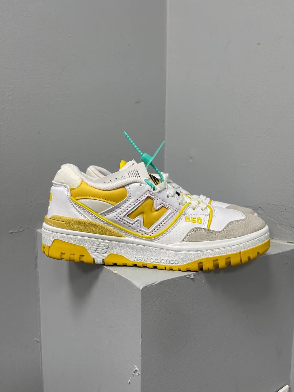 New Balance 550 White Yellow