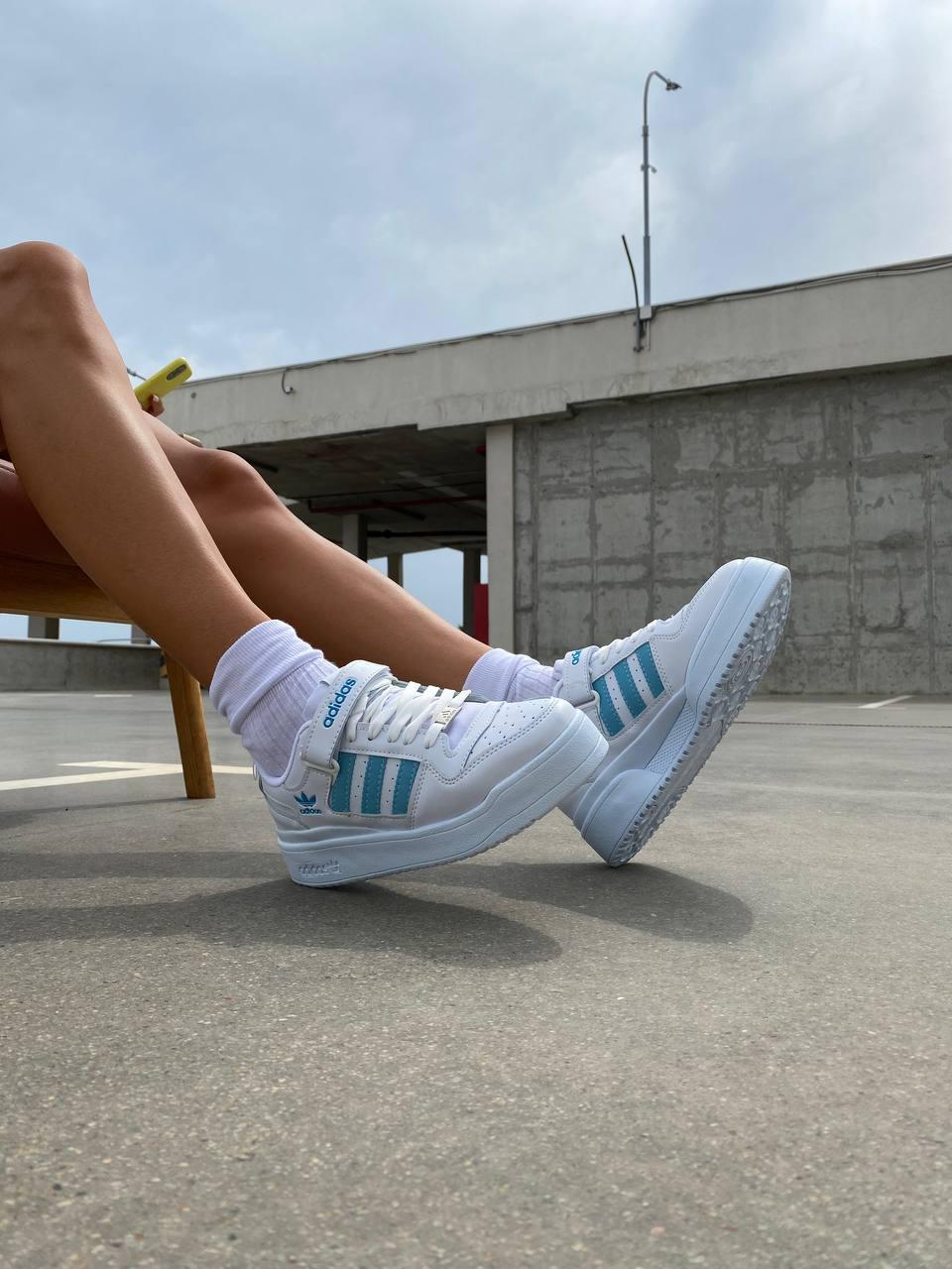 Adidas Forum White Blue