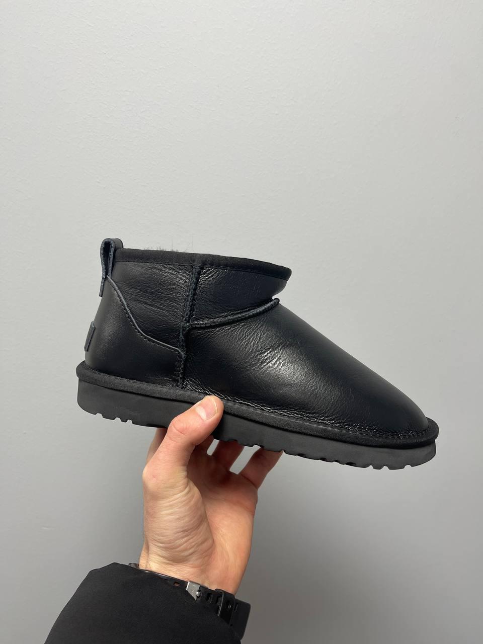 Ugg Ultra Mini Black Leather