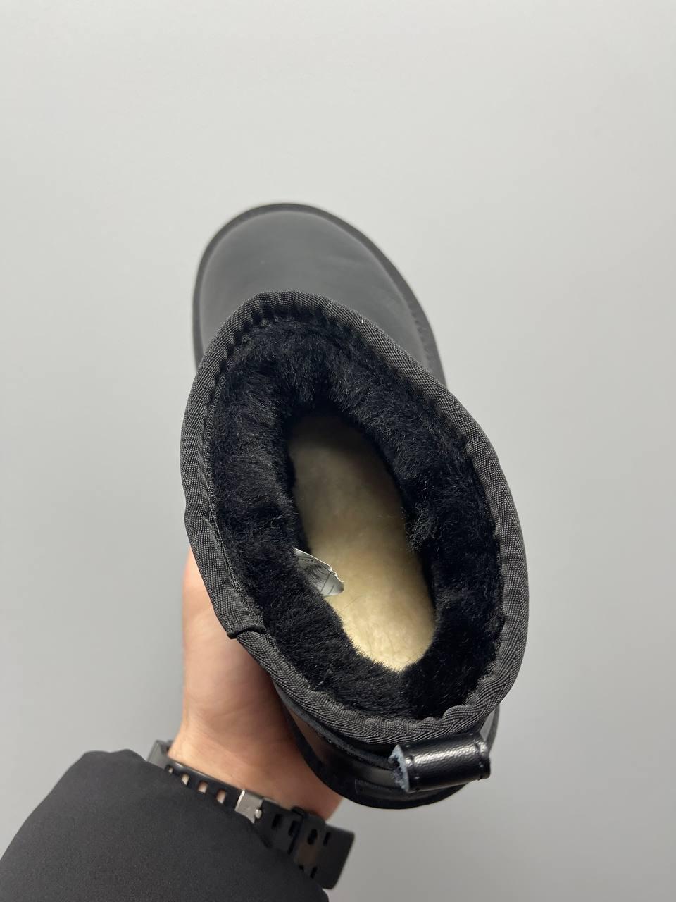 Ugg Ultra Mini Black Leather