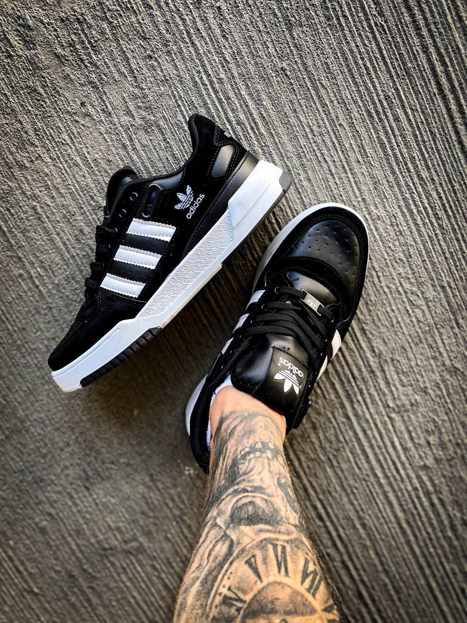 Adidas Forum White Black v2