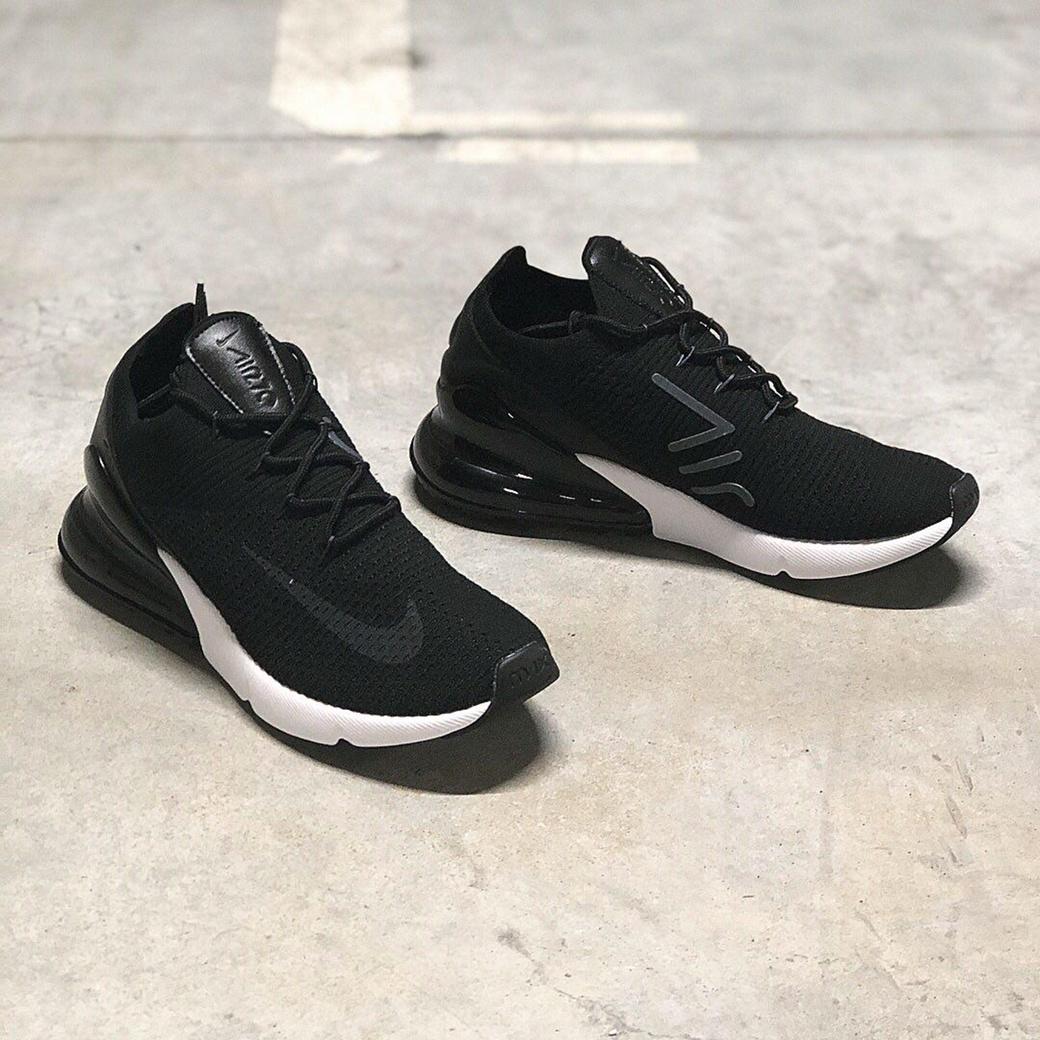 Nike Air Max 270 Flyknit Black White