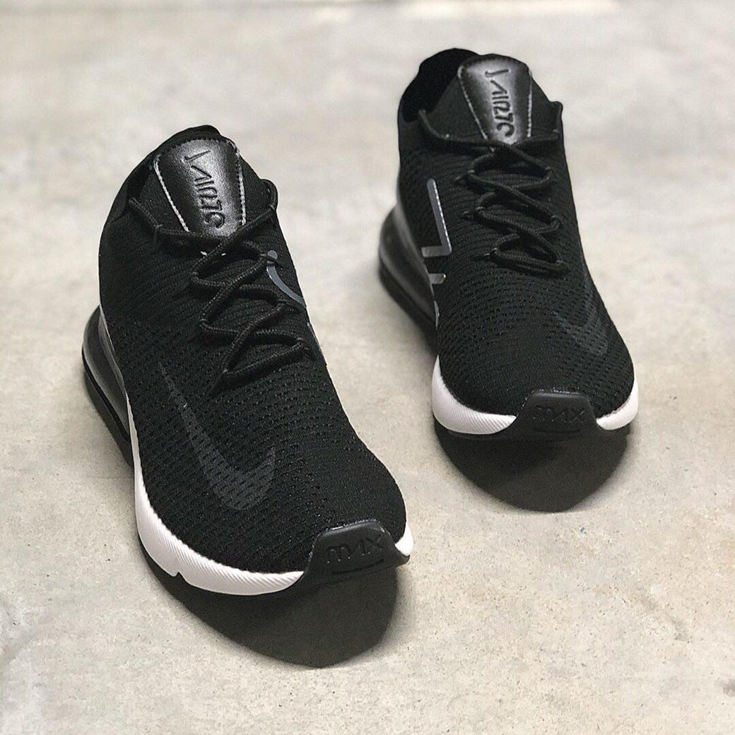 Nike Air Max 270 Flyknit Black White