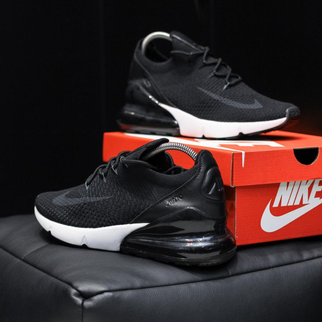 Nike Air Max 270 Flyknit Black White