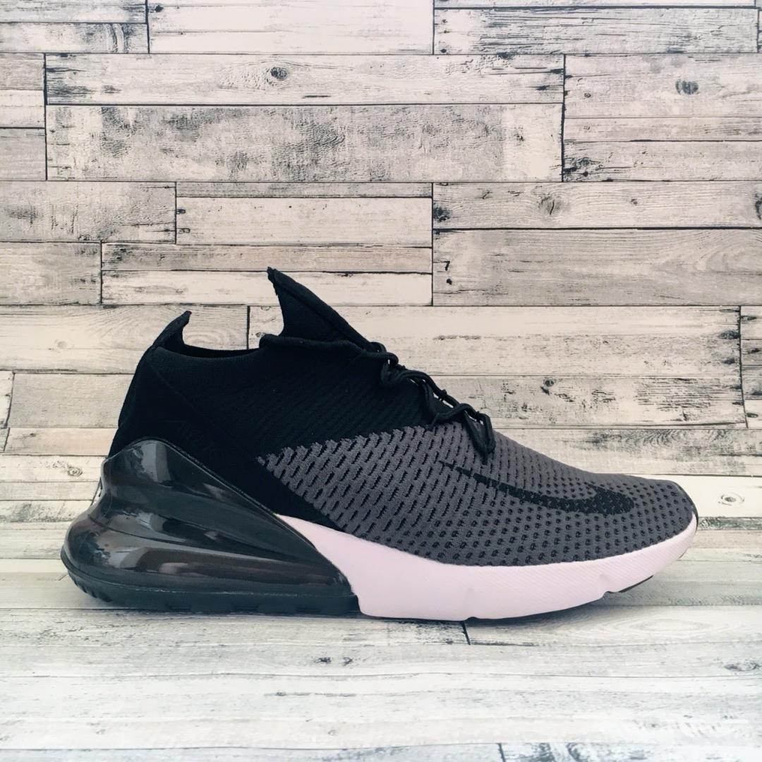 Nike Air Max 270 Flyknit Black Grey White
