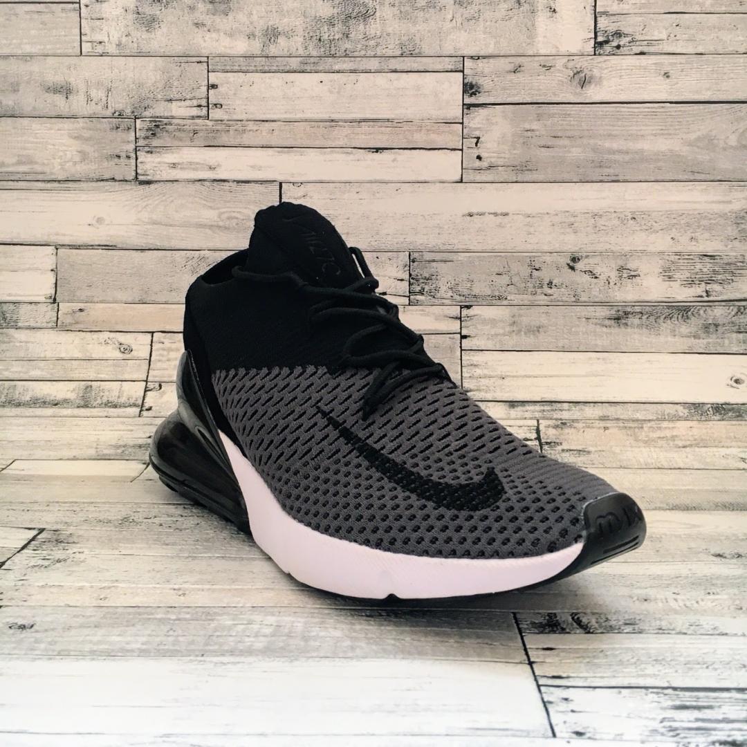 Nike Air Max 270 Flyknit Black Grey White
