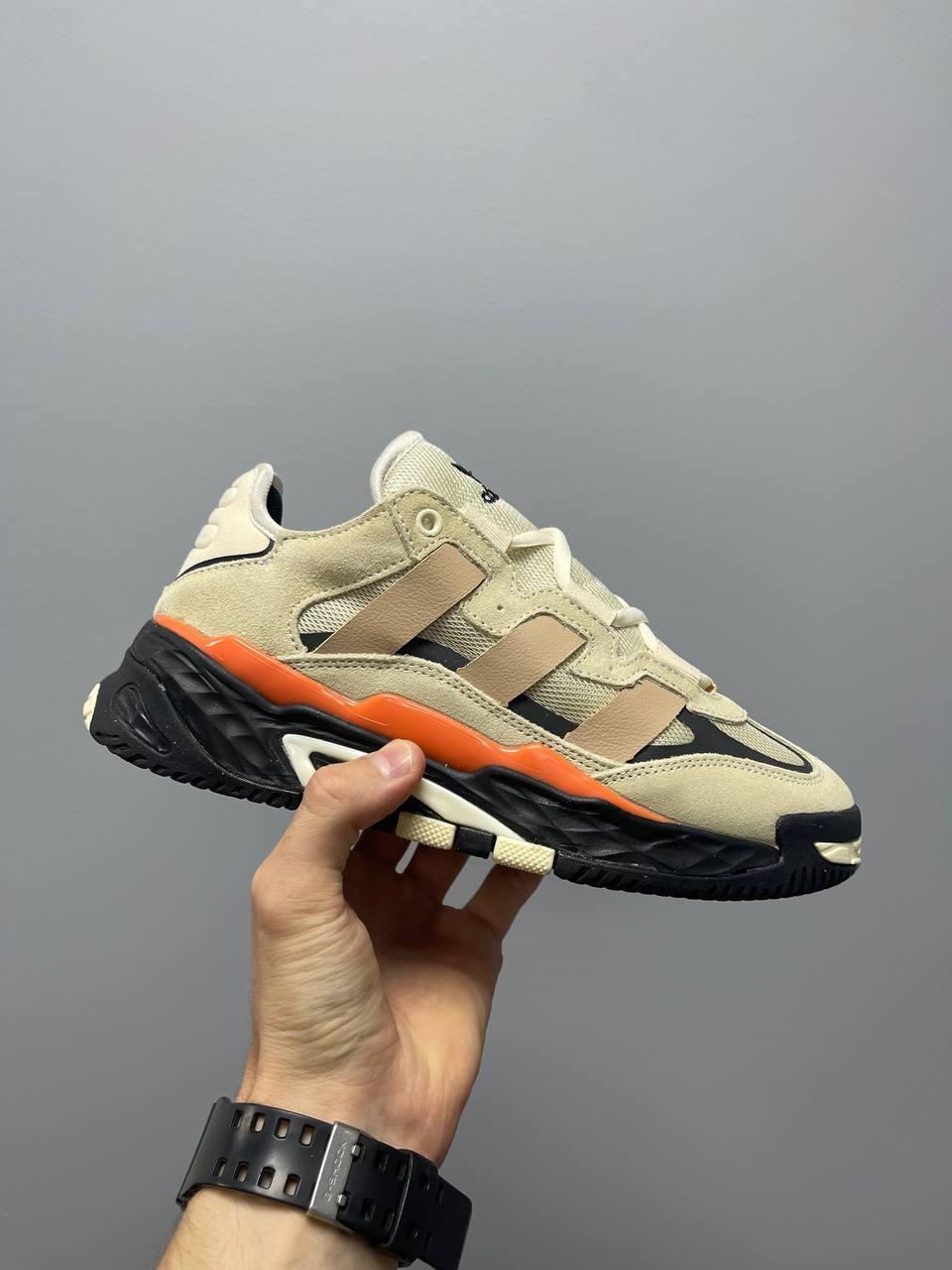 Adidas Niteball Beige Black Orange v2