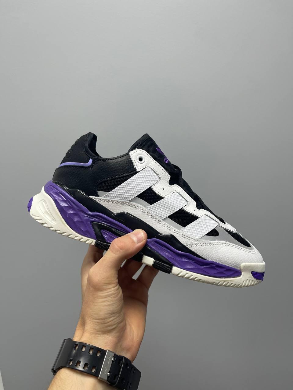 Adidas Niteball White Black Violet v3