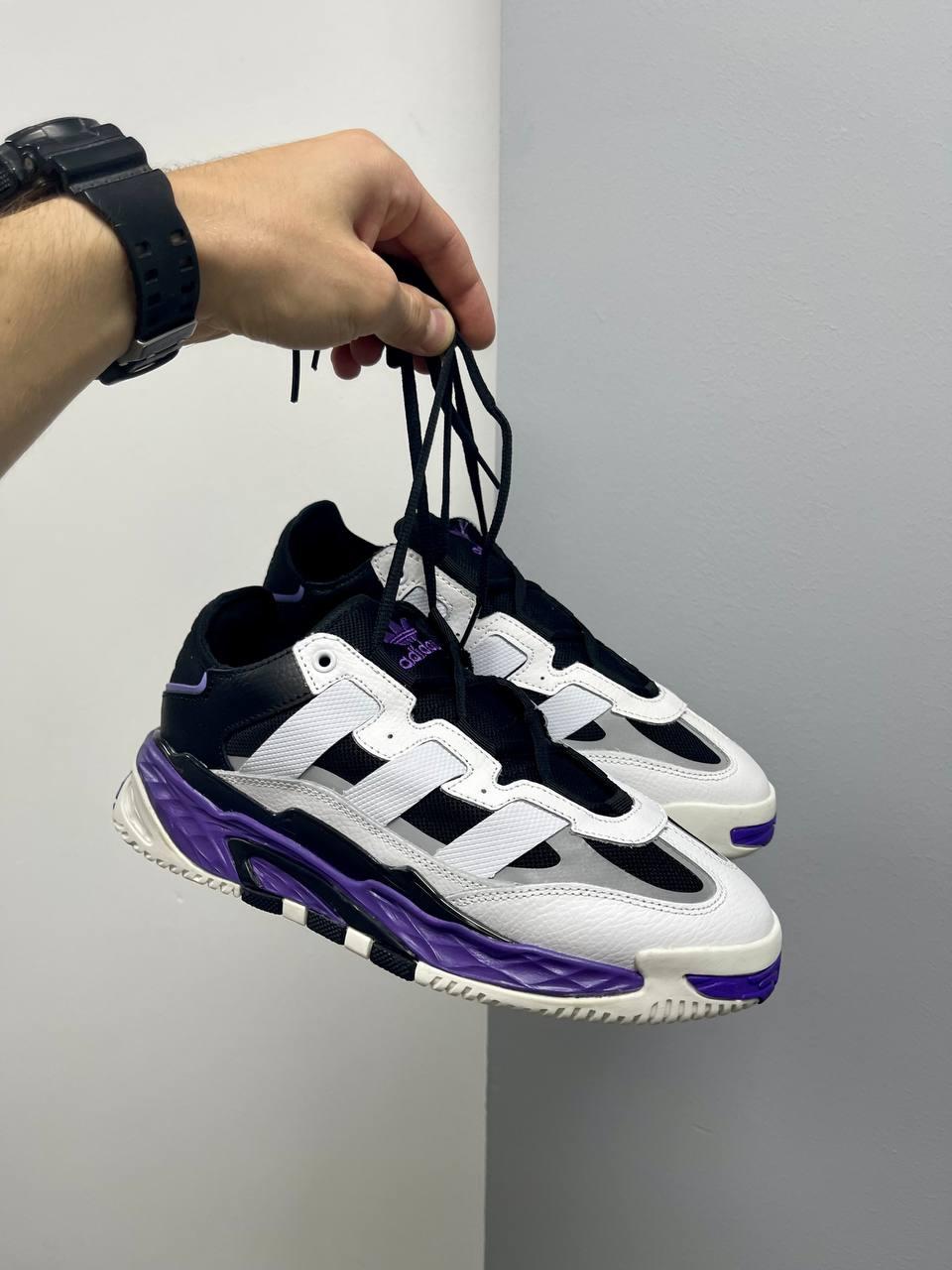 Adidas Niteball White Black Violet v3