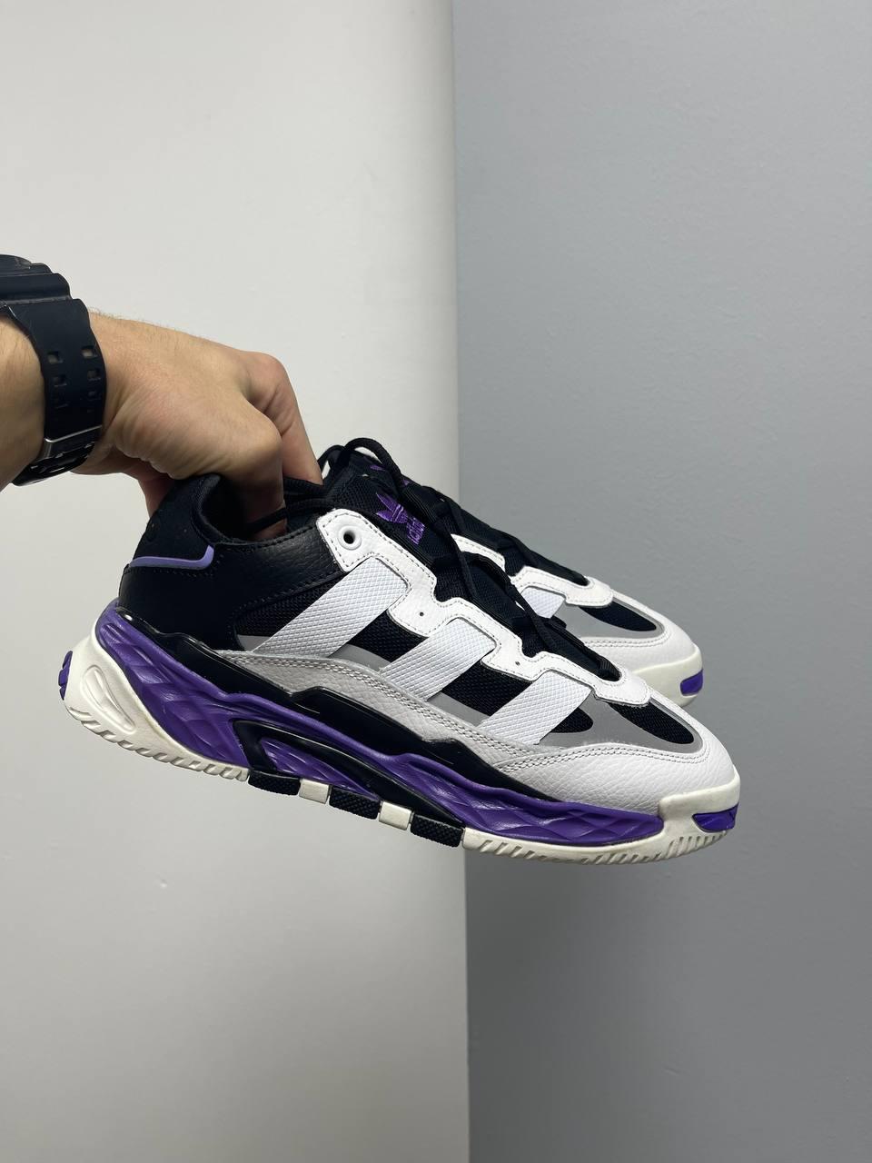 Adidas Niteball White Black Violet v3