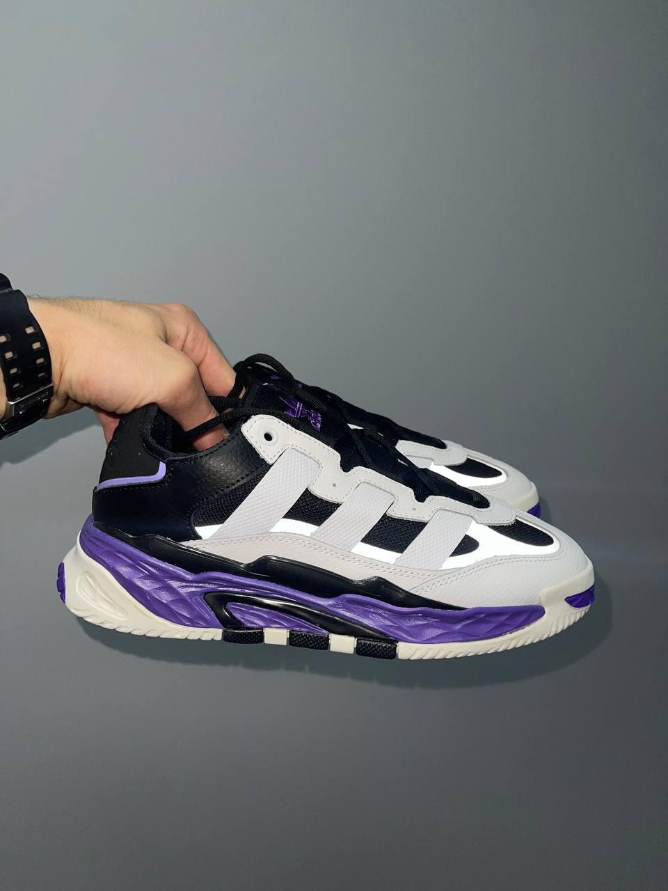 Adidas Niteball White Black Violet v3