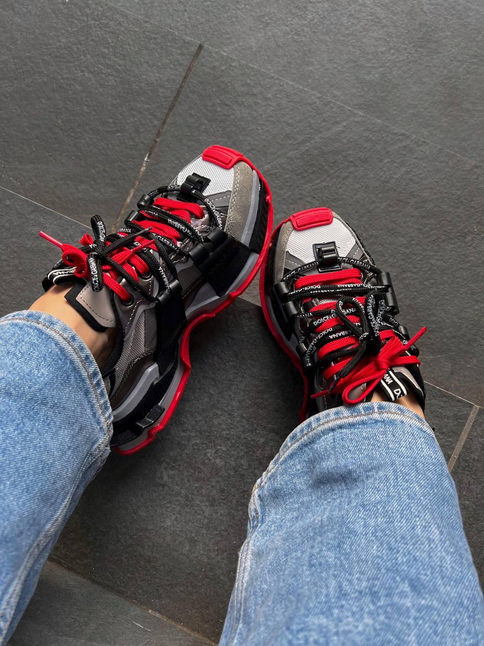 Dolce & Gabbana Space Red Black Grey