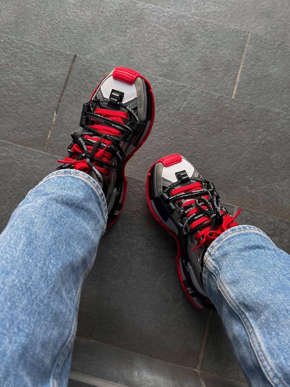 Dolce & Gabbana Space Red Black Grey