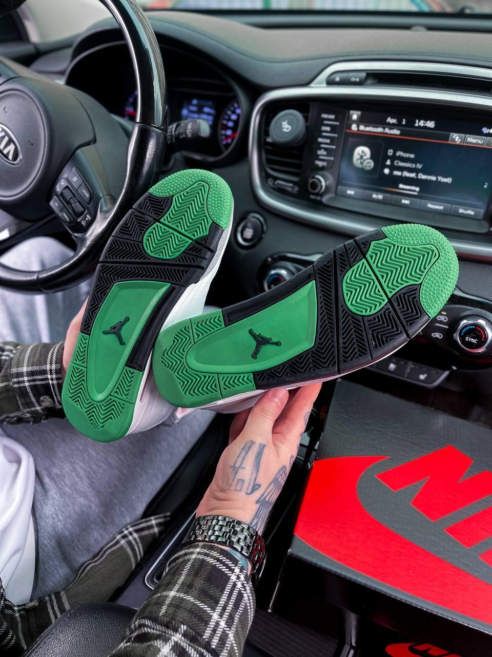 Nike Air Jordan 4 Retro Lucid Green Rasta