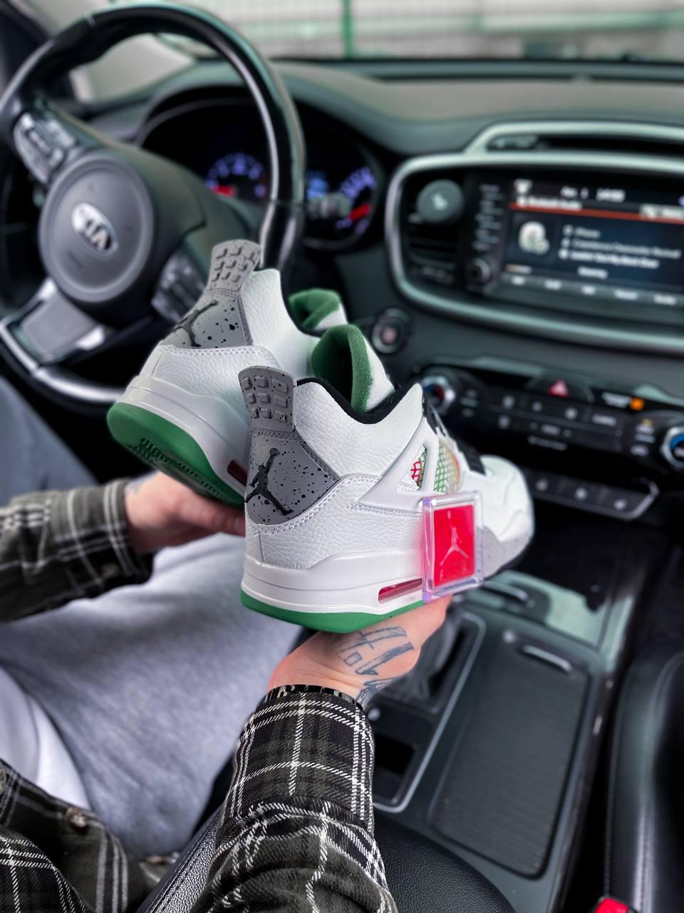 Nike Air Jordan 4 Retro Lucid Green Rasta