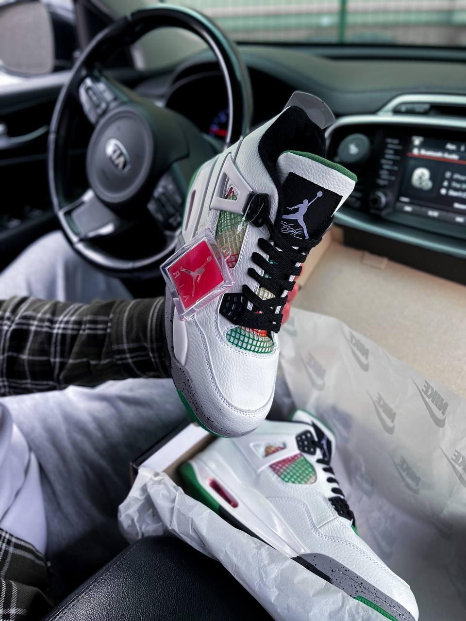 Nike Air Jordan 4 Retro Lucid Green Rasta