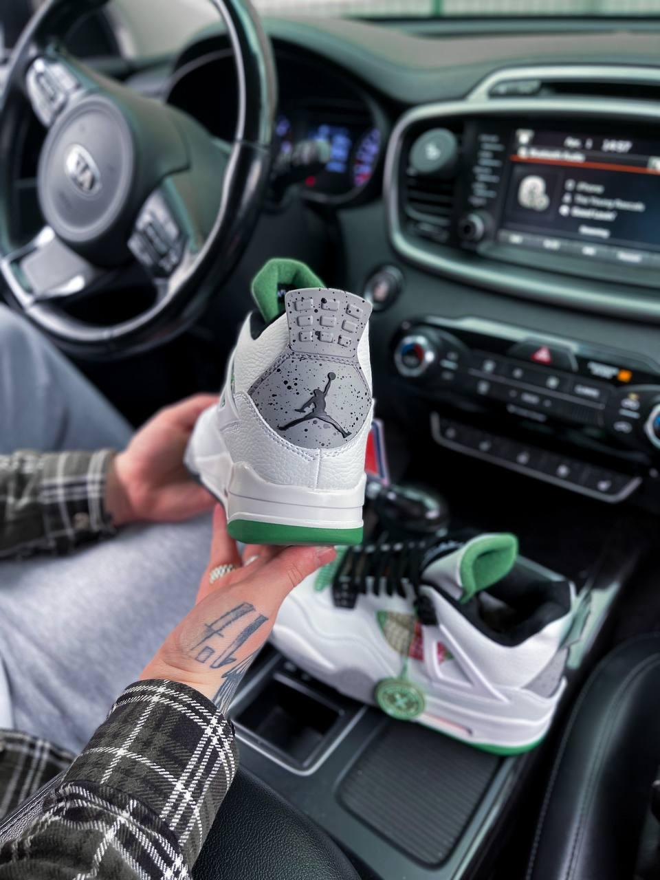 Nike Air Jordan 4 Retro Lucid Green Rasta