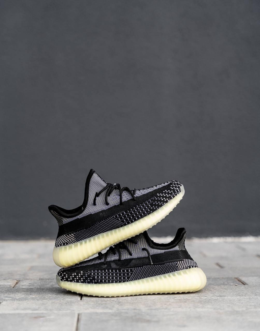 Adidas Yeezy Boost 350 V2 Black Green Reflective