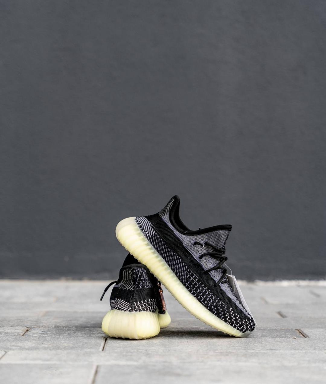 Adidas Yeezy Boost 350 V2 Black Green Reflective