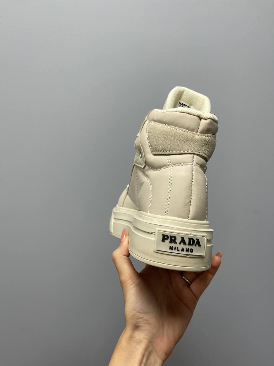 Prada Re-Nylon Bryshed High Beige v2
