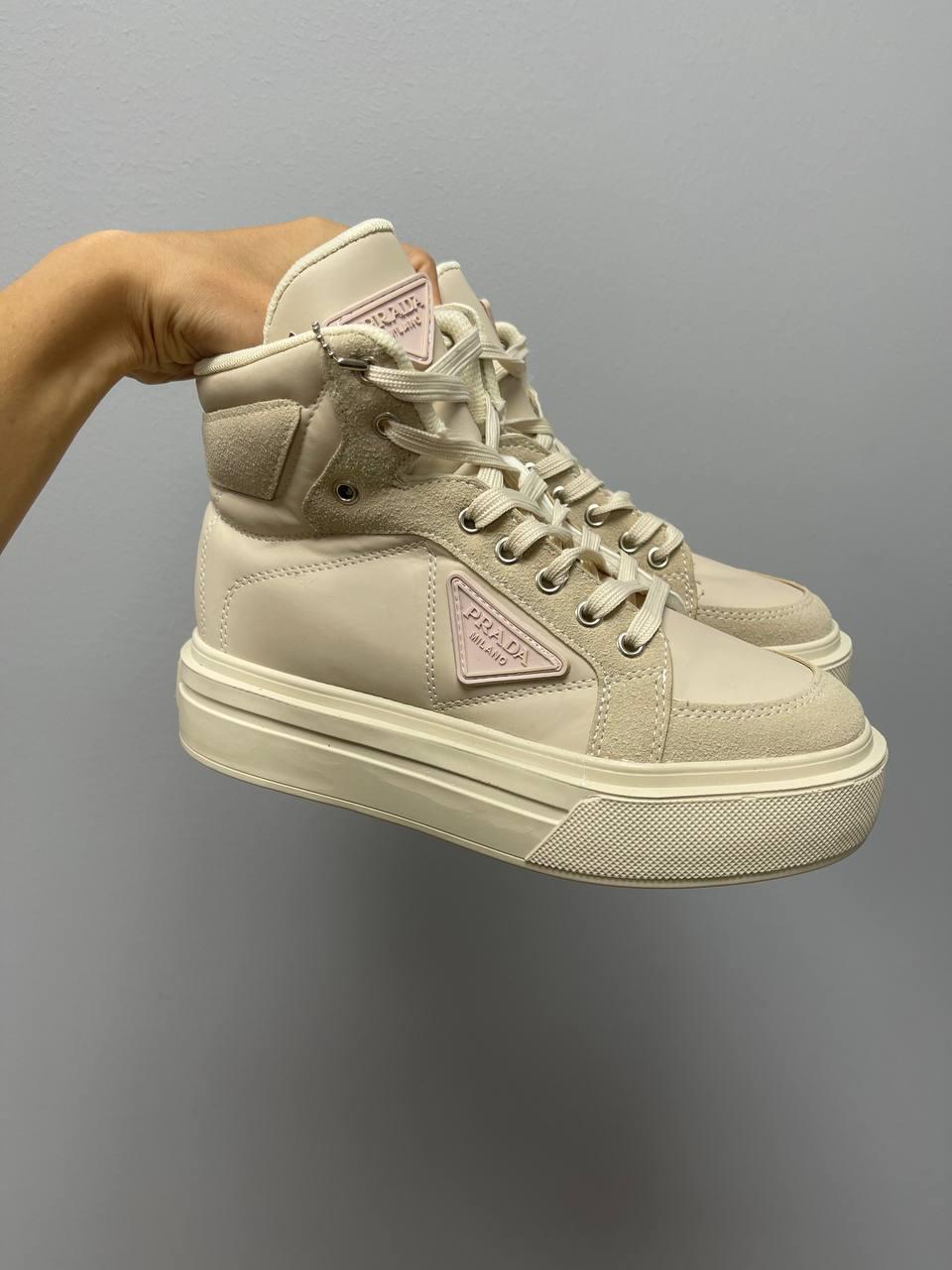 Prada Re-Nylon Bryshed High Beige v2