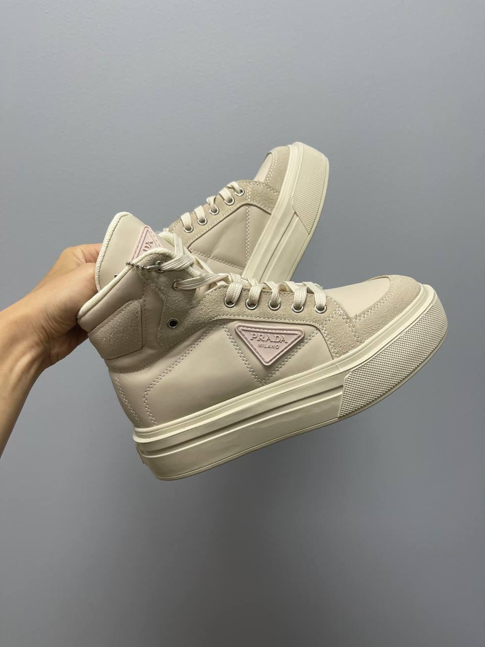 Prada Re-Nylon Bryshed High Beige v2