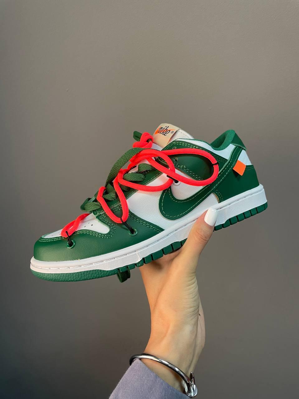 Nike SB Dunk x Off White Pine Green