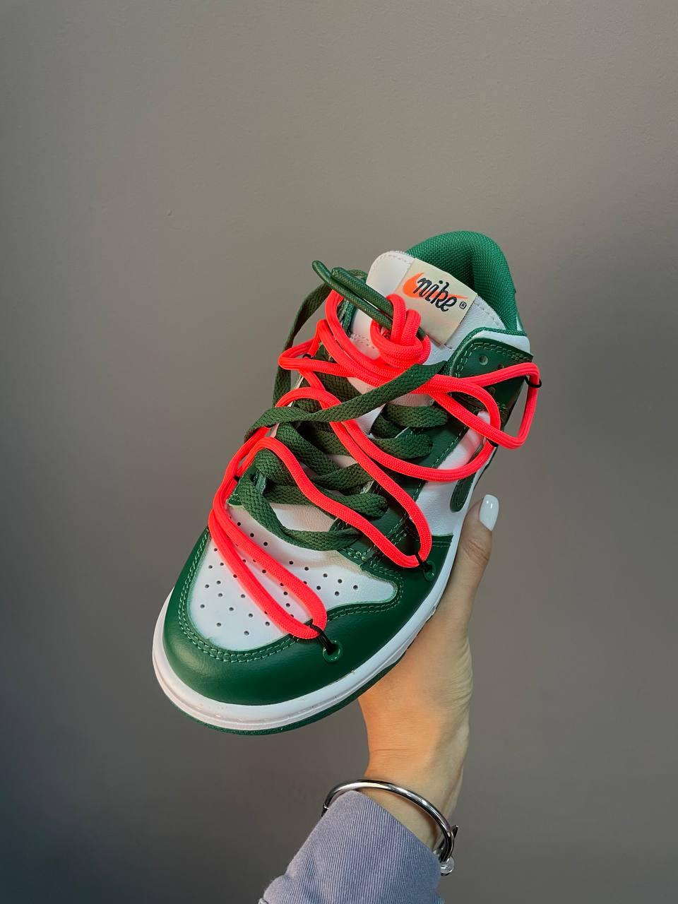 Nike SB Dunk x Off White Pine Green